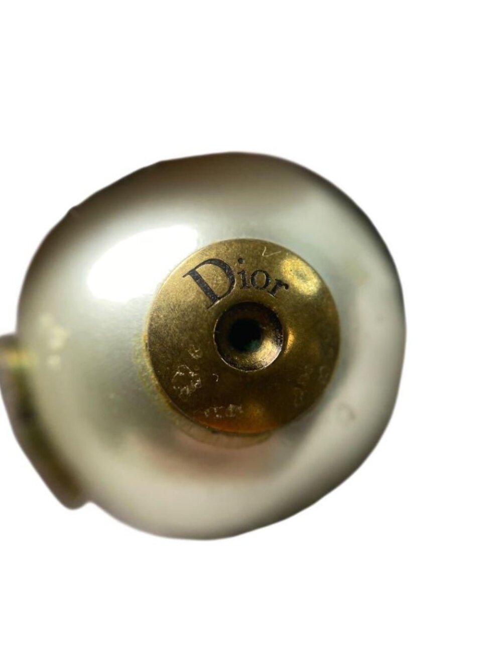 Dior Tribal Earrings Faux Pearl Bee Logo - Picture 10 of 10